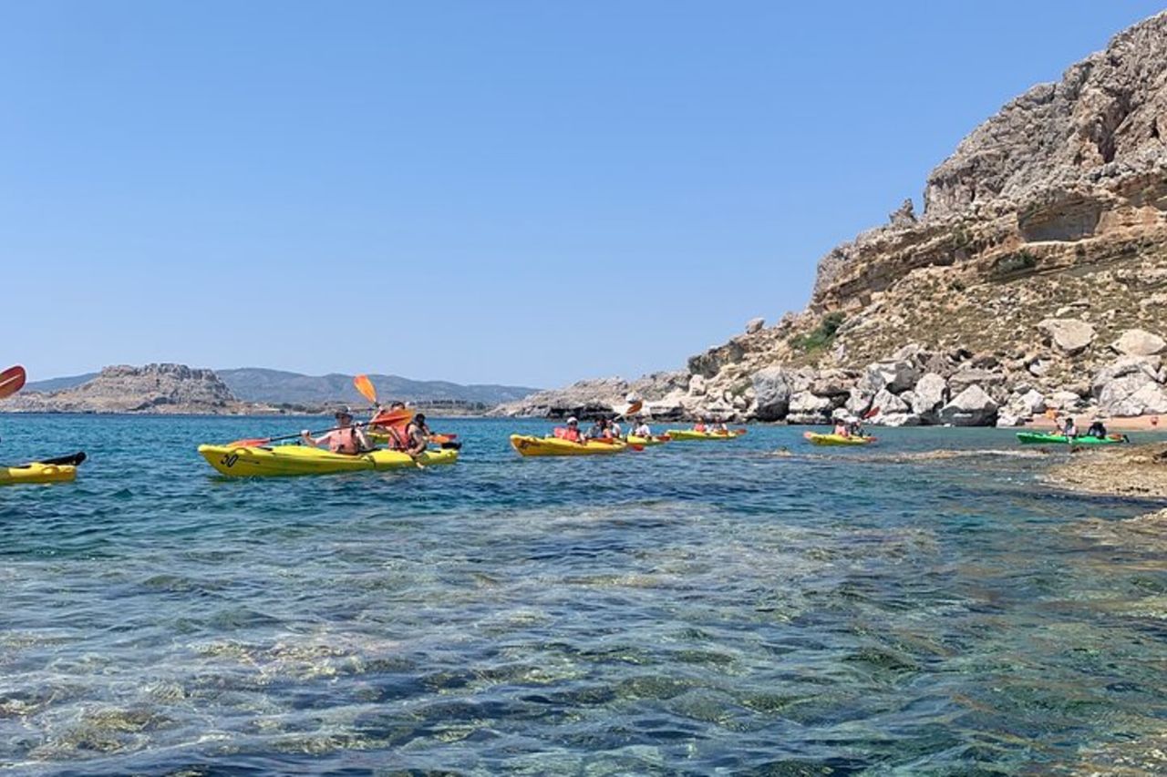 Rodi Sea Kayaking Adventure piccoli gruppi incl. Trasferimento e spuntino — 8