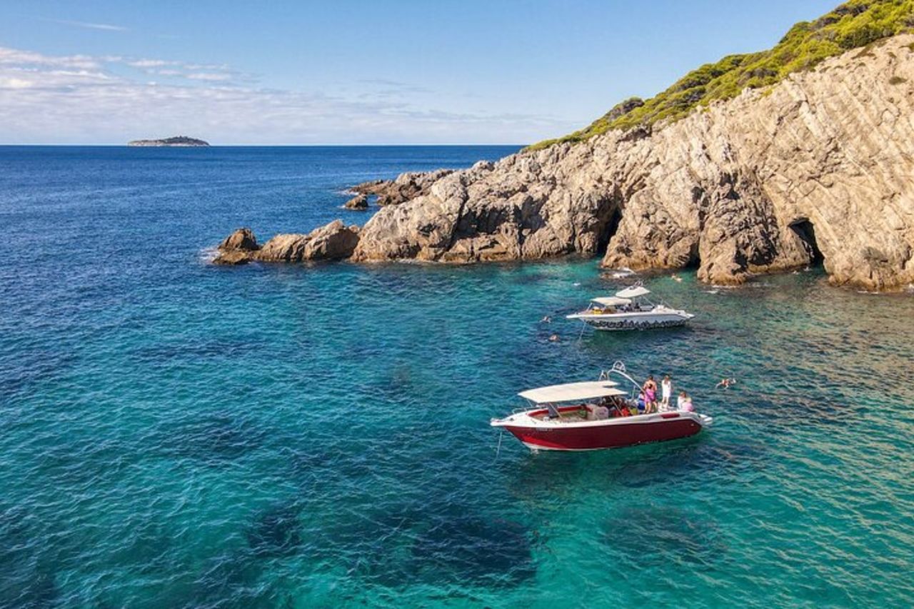 Tour in motoscafo della Grotta Azzurra, Lopud e Sunj Beach da Dubrovnik — 7