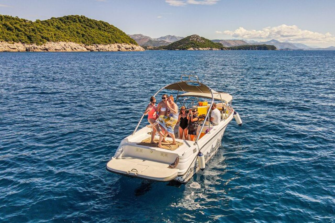 Tour in motoscafo della Grotta Azzurra, Lopud e Sunj Beach da Dubrovnik