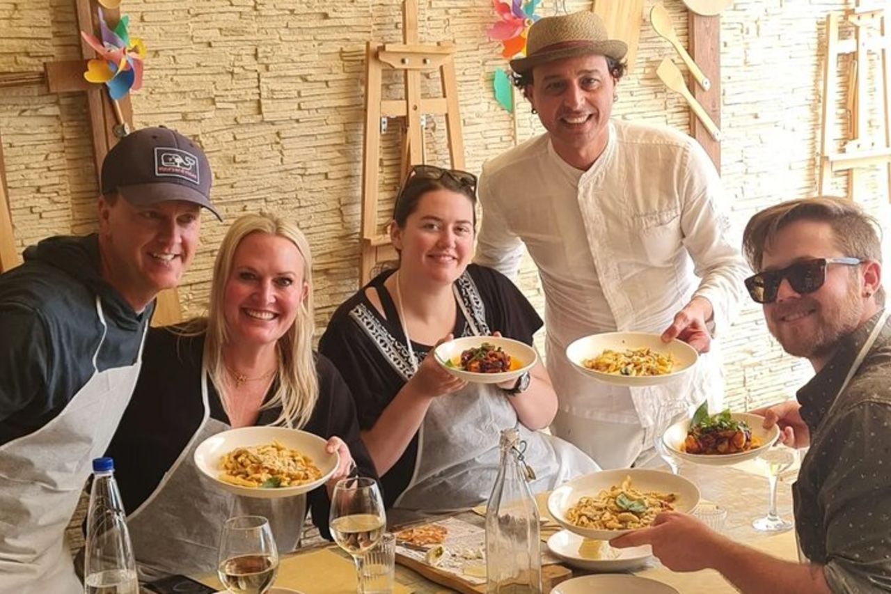 Sea View Sicilian Cooking Class & Taormina Market with Chef Mimmo — 8