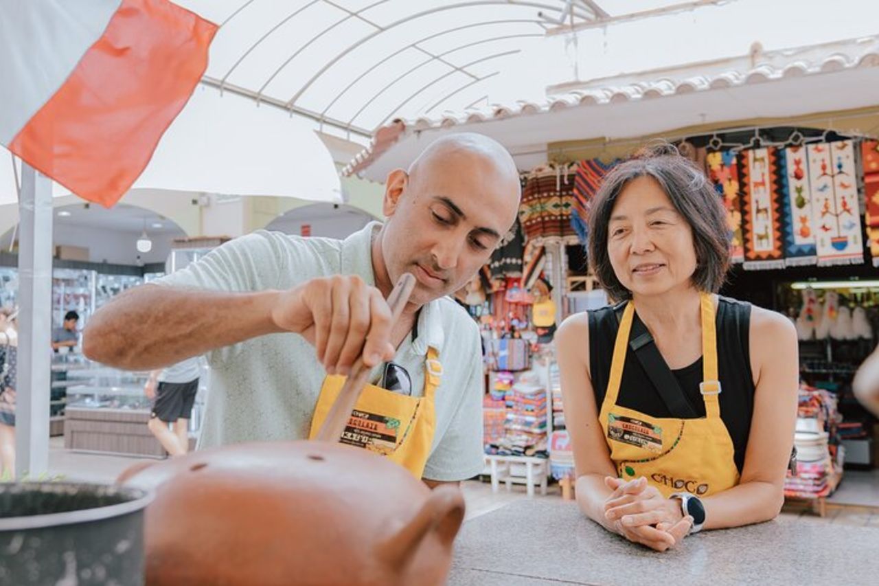 Laboratorio di cioccolata da Bean a Bar a ChocoMuseo Lima Miraflores — 6