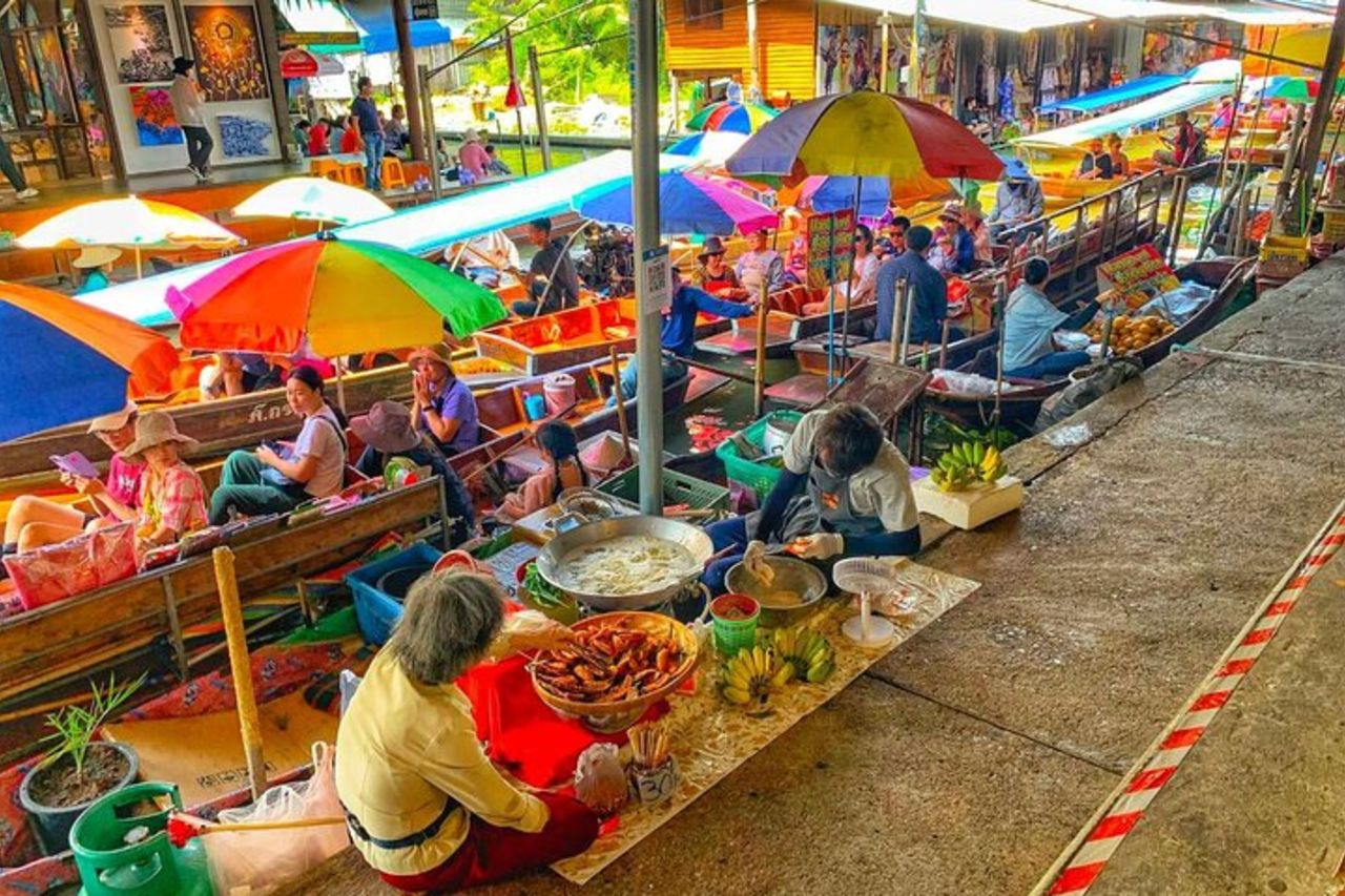 Bangkok: Mercato galleggiante e mercato ferroviario con giro in barca. — 6