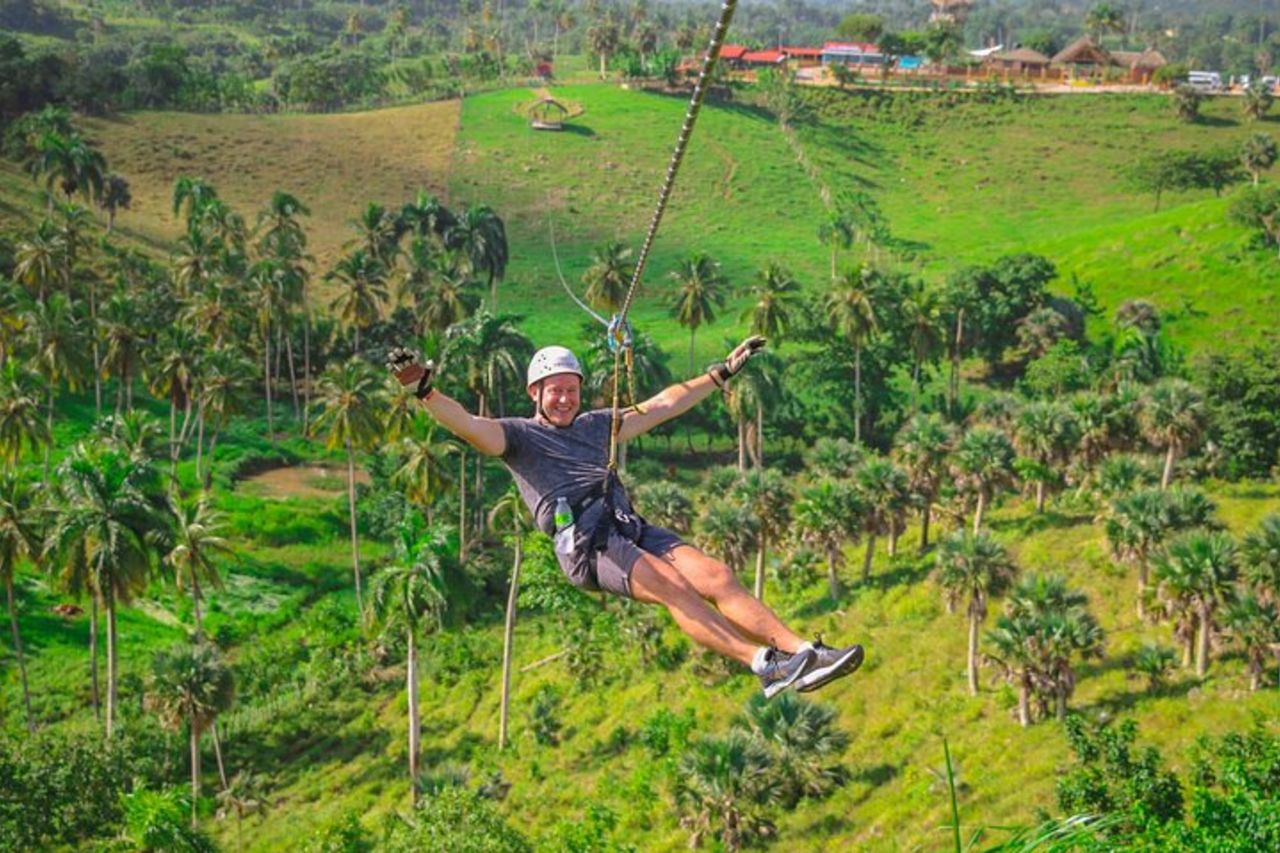 Punta Cana Zipline Avventura con carrozzine e passeggiate a cavallo