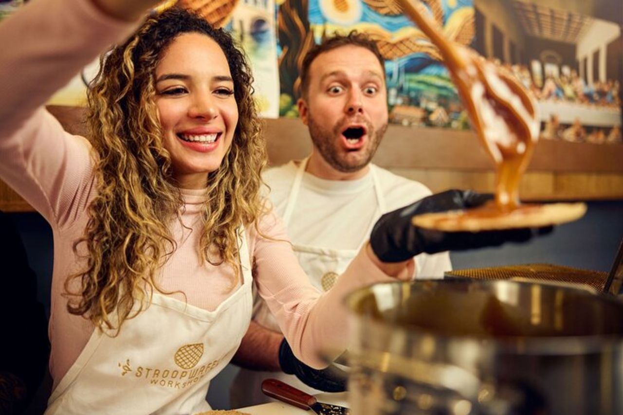 Workshop sulla preparazione delle cialde allo sciroppo tradizionali olandesi di Amsterdam — 9