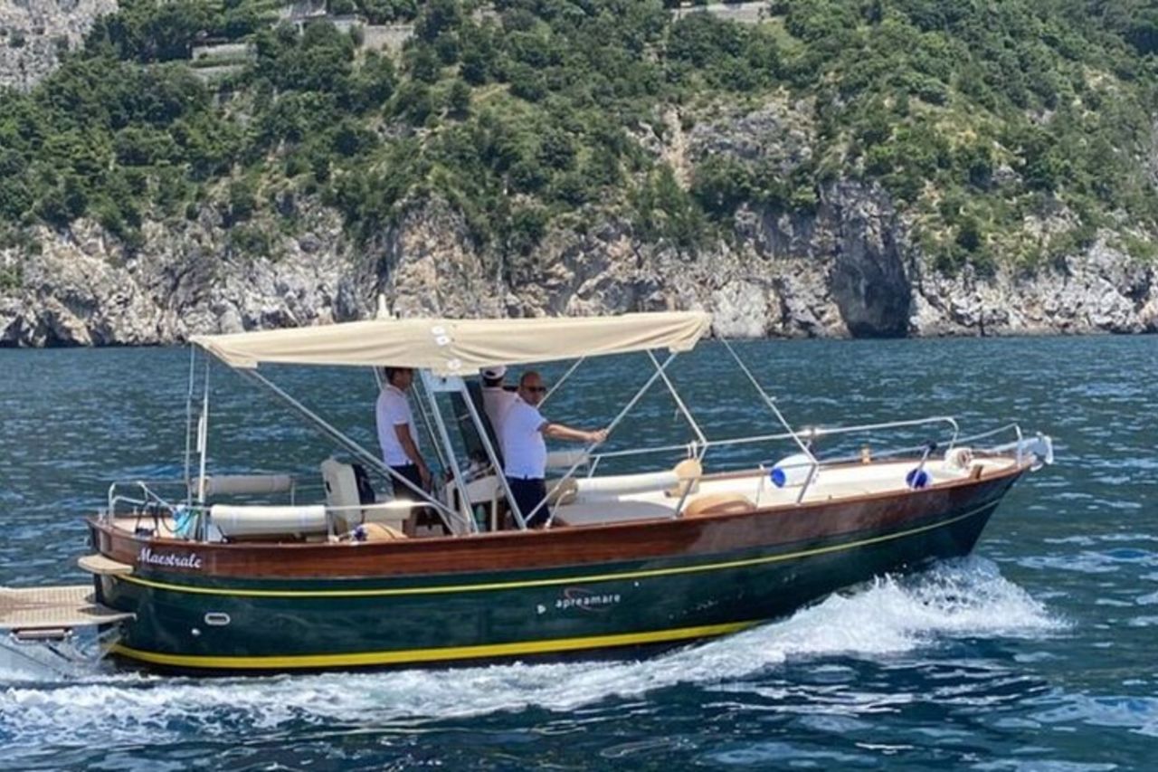 Tramonto in barca da Salerno a Capo D'Orso Amalfi Coast