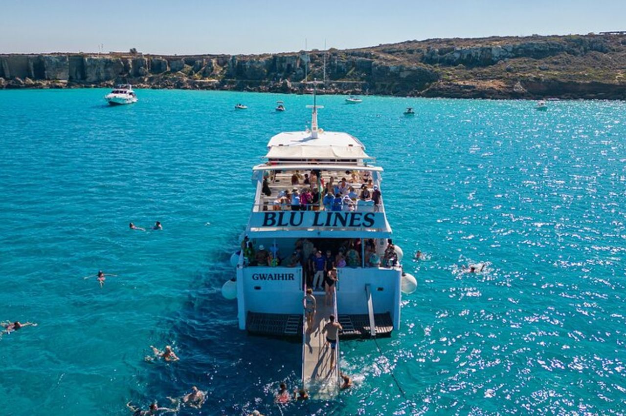 Da Trapani: Tour in barca Isole Egadi Favignana e Levanzo pranzo