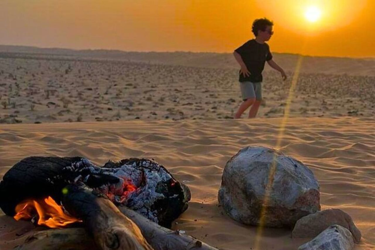 Esperienza privata al tramonto nel deserto del quartiere vuoto — 4