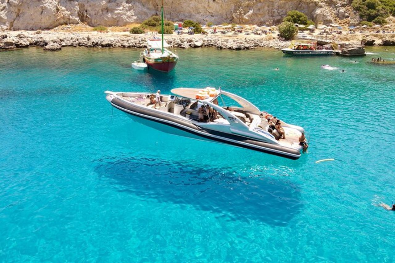 Tour della spiaggia di 4 ore con pasto e bevande illimitate a Rodi — 7