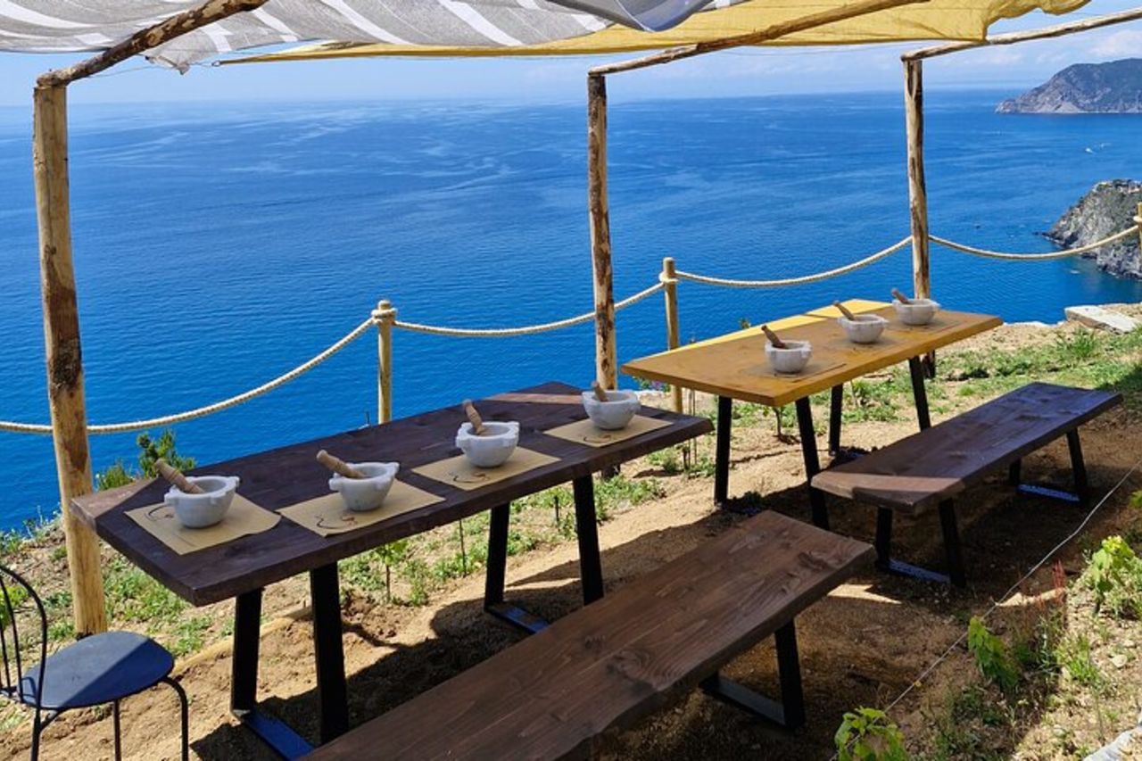BarCa Winery Cinqueterre Trekking & Wine Tasting & Pesto Class — 6