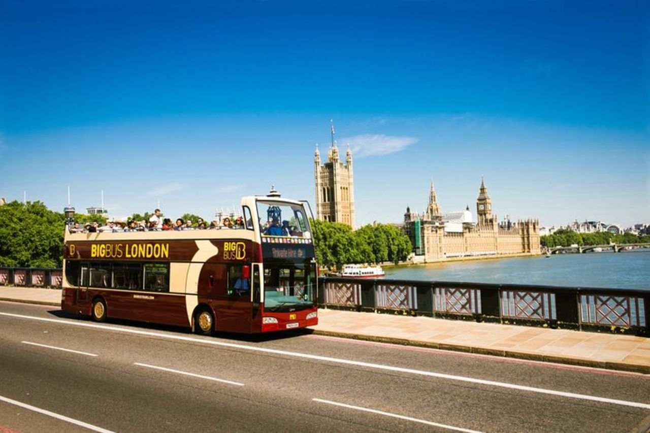 Tour Hop-On Hop-Off del Big Bus di Londra con crociera fluviale opzionale — 2