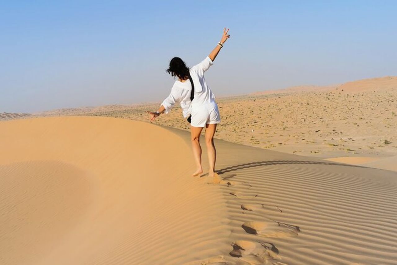 Safari al tramonto di Rub al Khali: tour privato in 4WD — 3