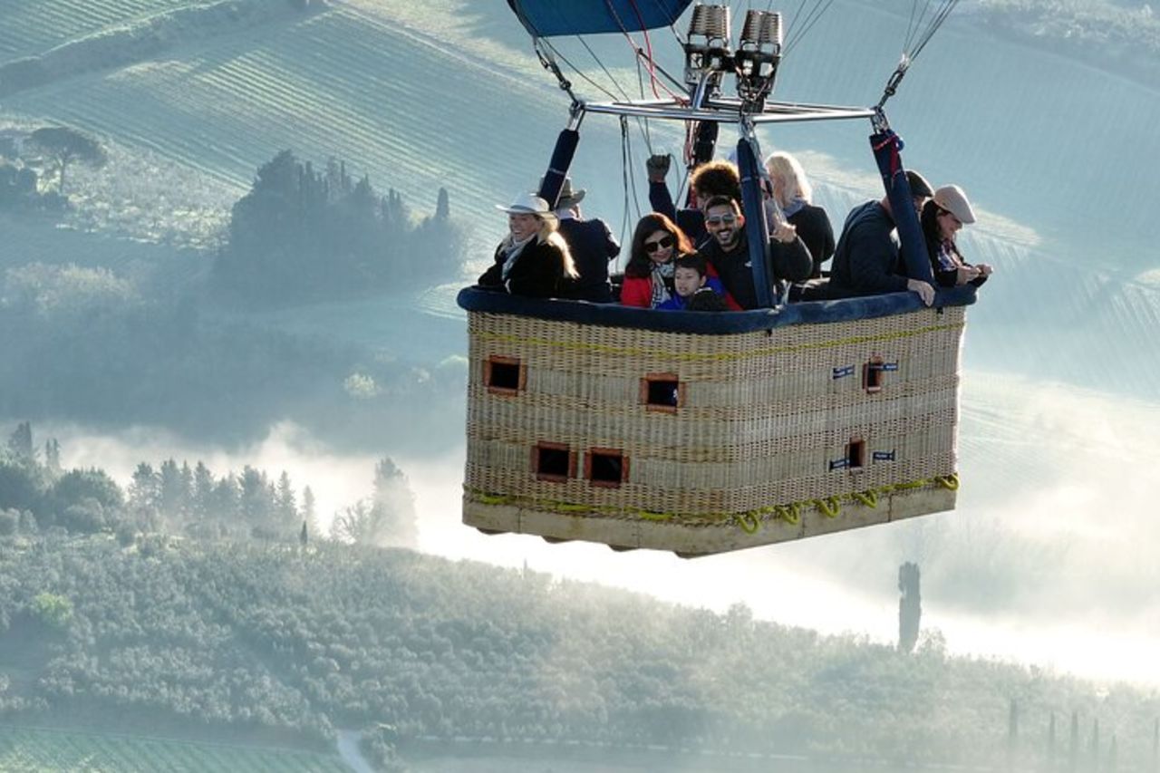 Volo in mongolfiera sulla Toscana da Siena — 4