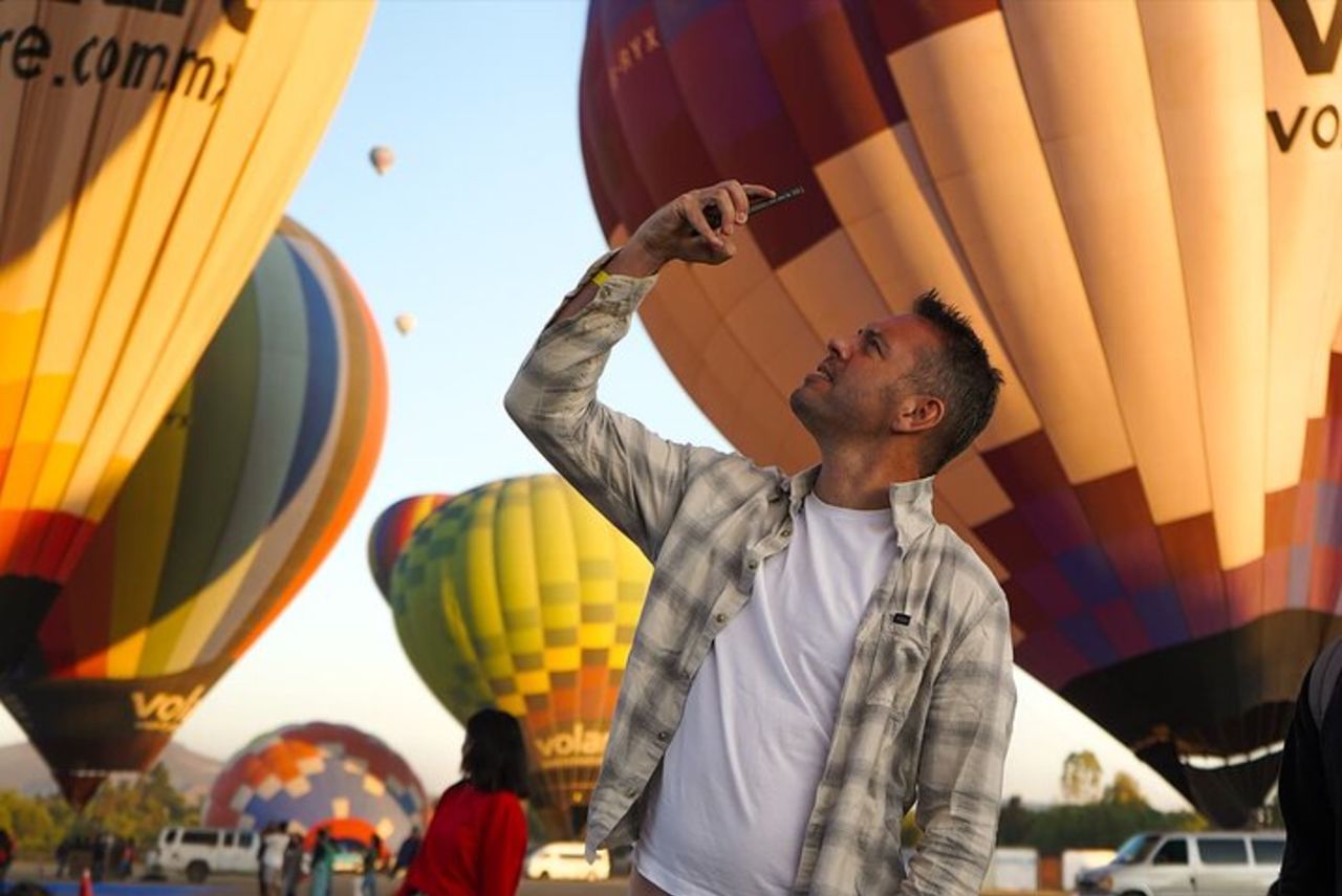 Volo in mongolfiera di Teotihuacan da Città del Messico / Volare — 6