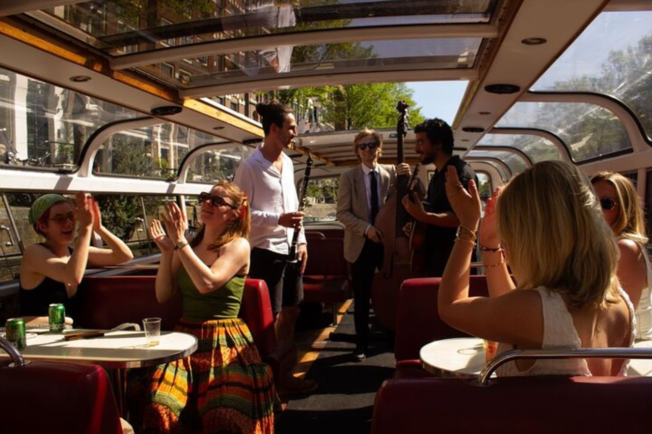 Crociera sul canale jazz di Amsterdam con musica dal vivo — 3