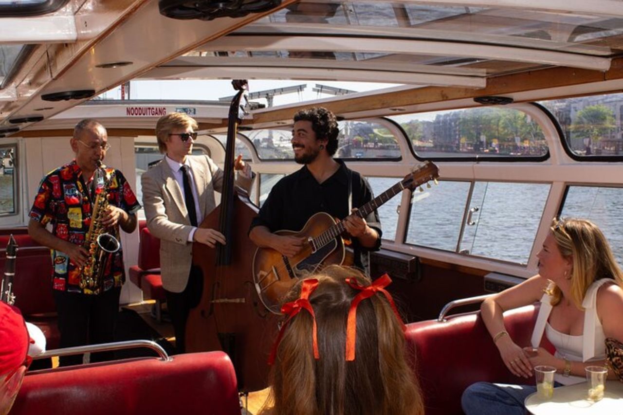 Crociera sul canale jazz di Amsterdam con musica dal vivo — 4