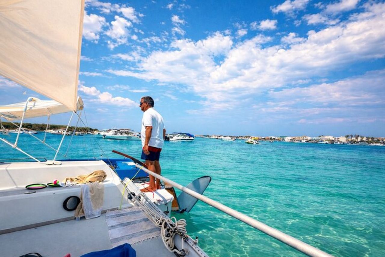 Porto Cesareo Lezione Tour Avventura Catamarano vela — 8