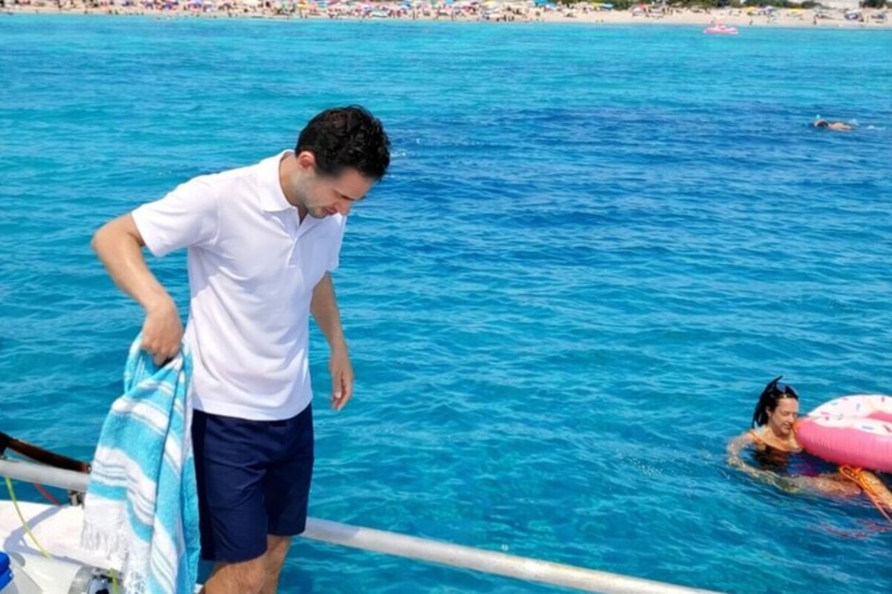 Porto Cesareo Lezione Tour Avventura Catamarano vela — 4