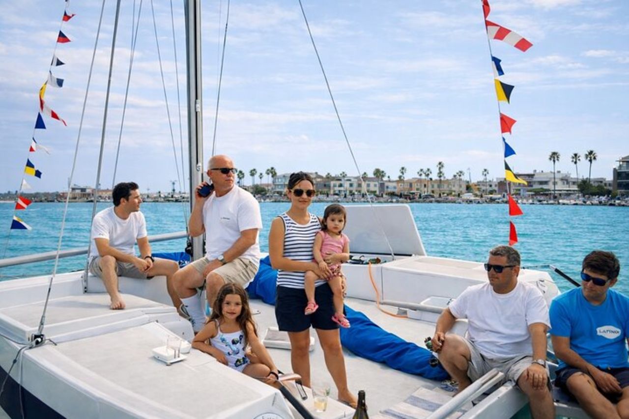 Porto Cesareo Lezione Tour Avventura Catamarano vela — 5