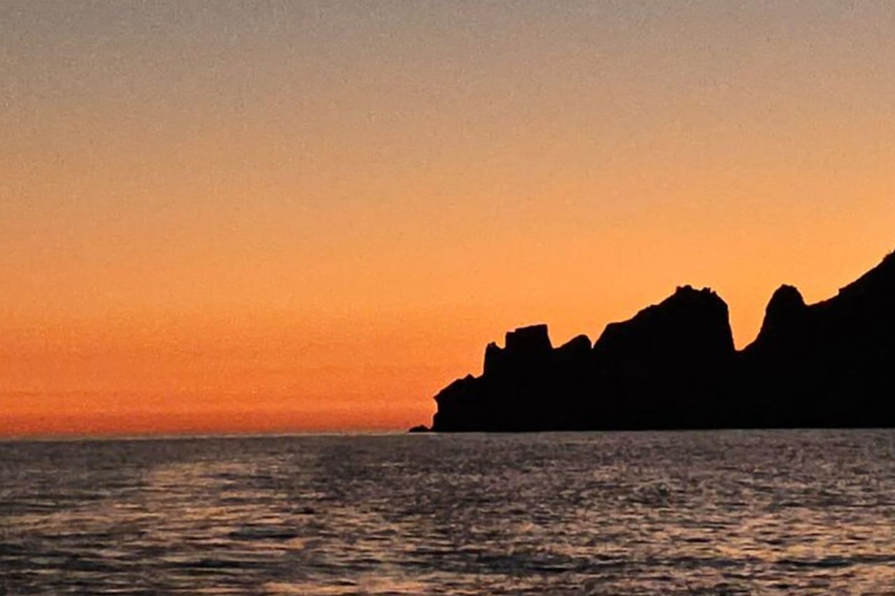 Tramonto in barca da Salerno a Capo D'Orso Amalfi Coast — 3