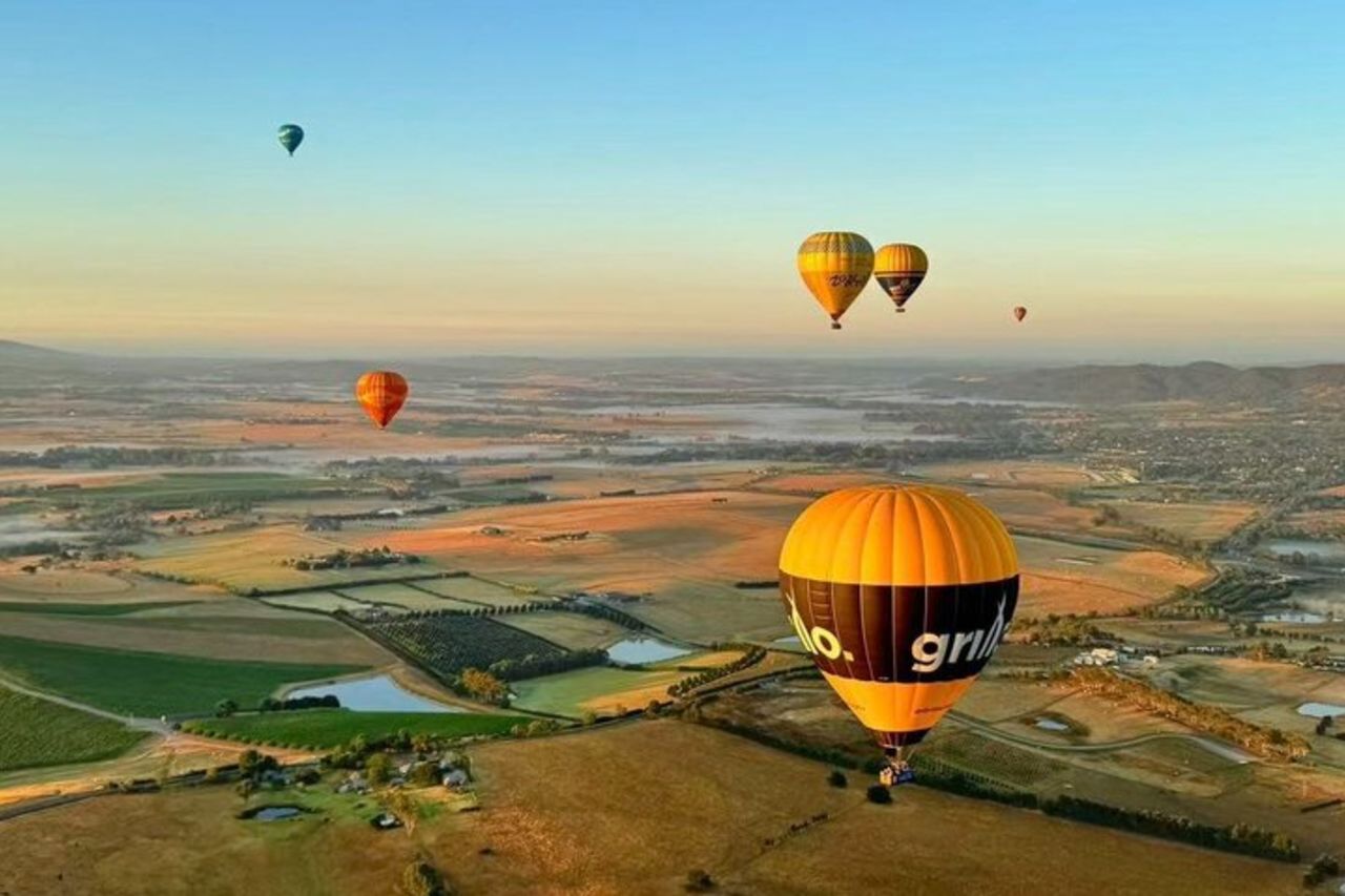 Volo in mongolfiera all'alba della Yarra Valley con GoPro Foto