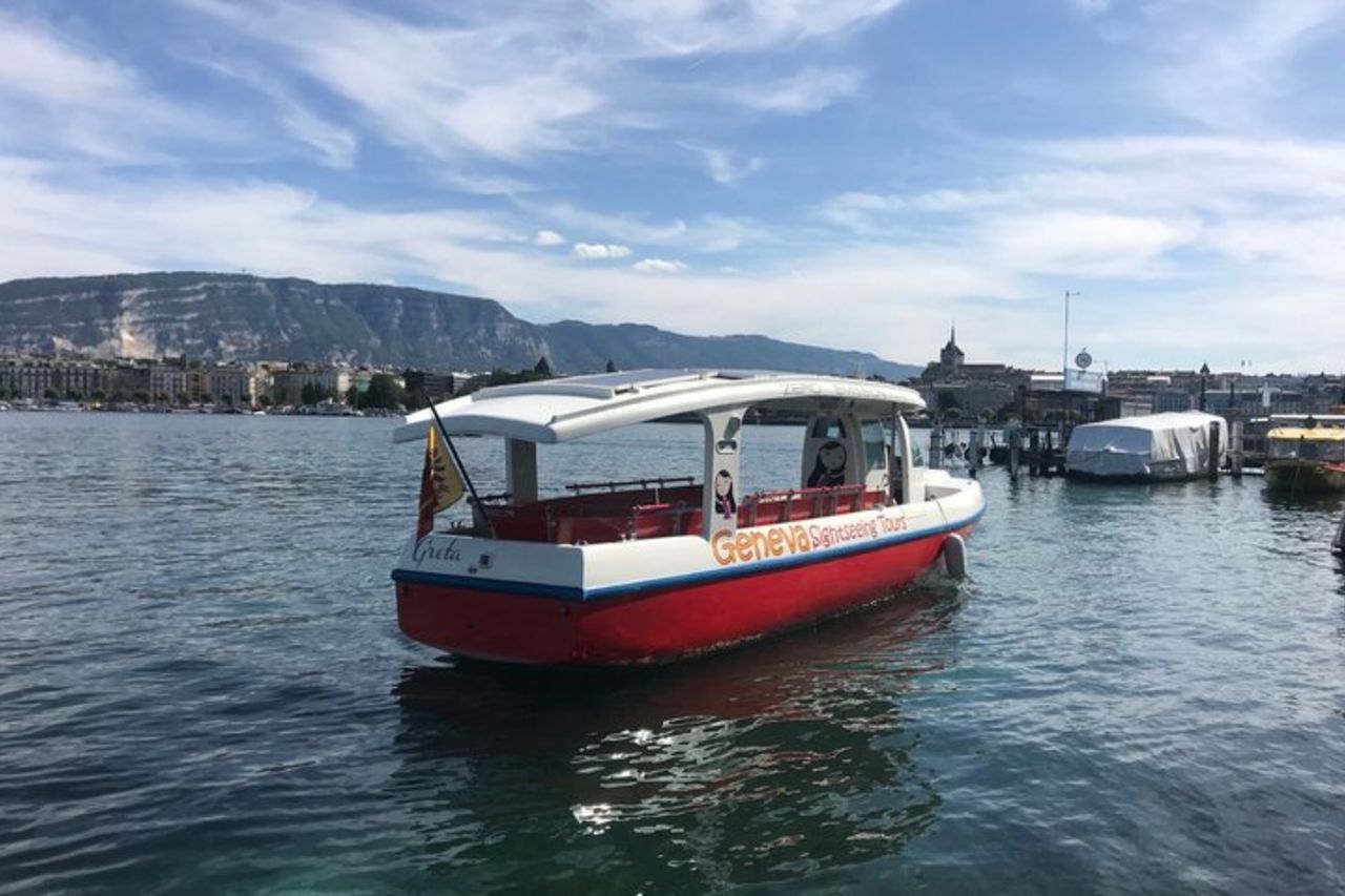 Crociera turistica sul Lago di Ginevra con vino e aperitivo — 7