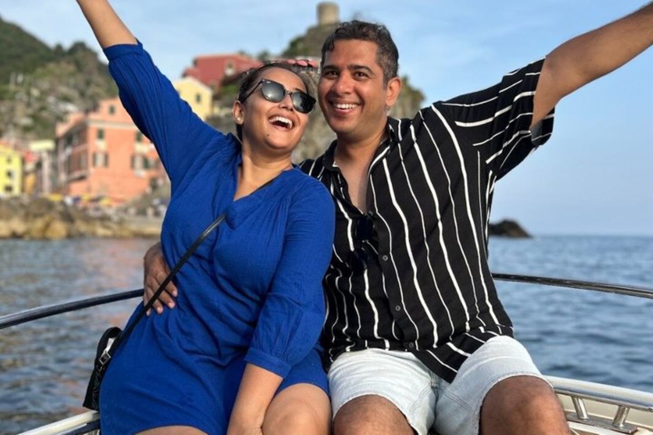 Tour in barca al tramonto delle Cinque Terre per piccoli gruppi con prosecco e nuoto — 7