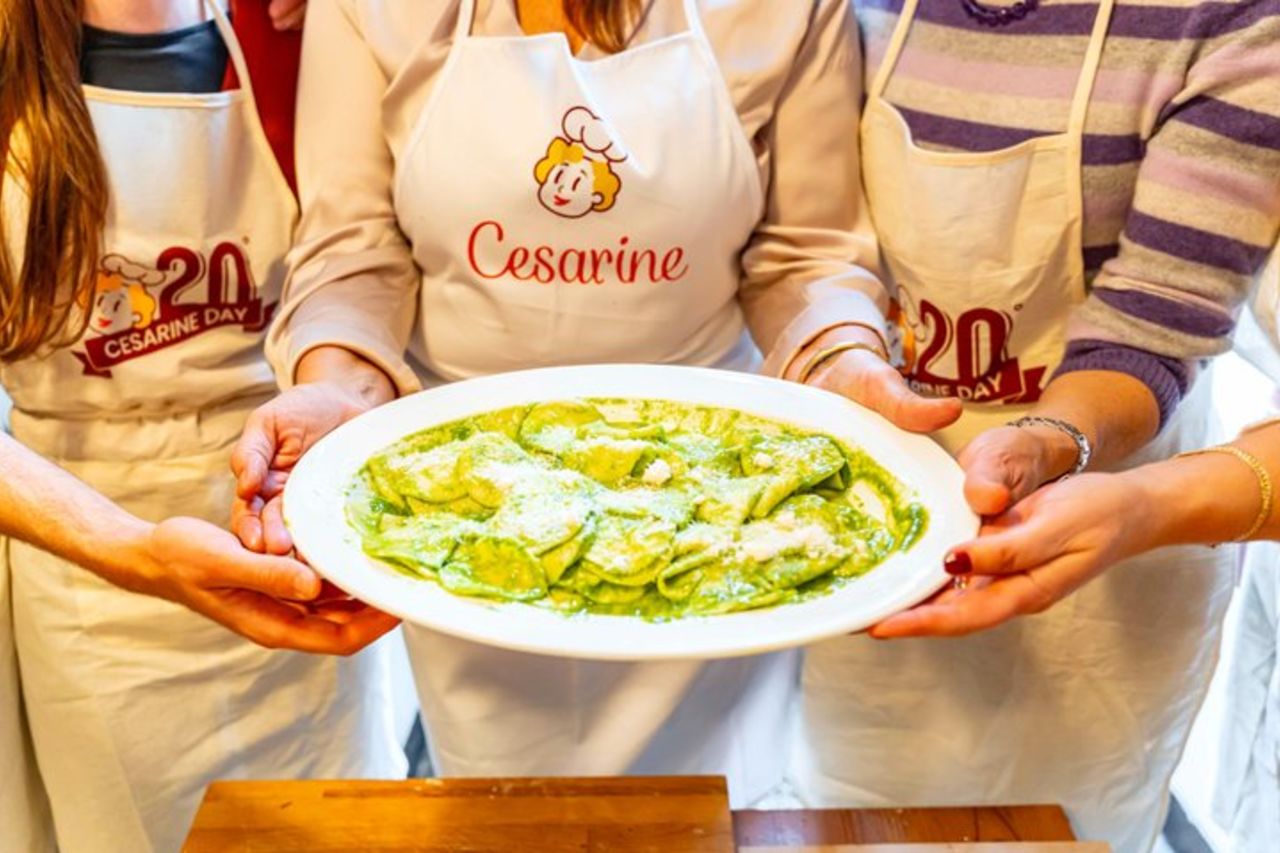 Piccolo gruppo Pasta e Tiramisù a lezione ad Aosta dalle Cesarine — 5