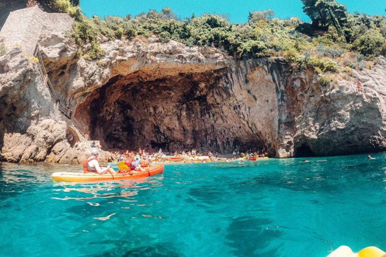 Sunset Sea Kayak a Dubrovnik con vino — 4