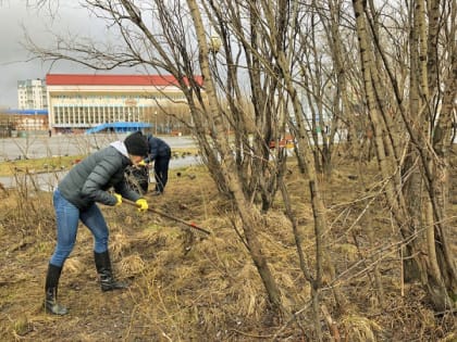 В Воркуте продолжаются субботники по саночистке города