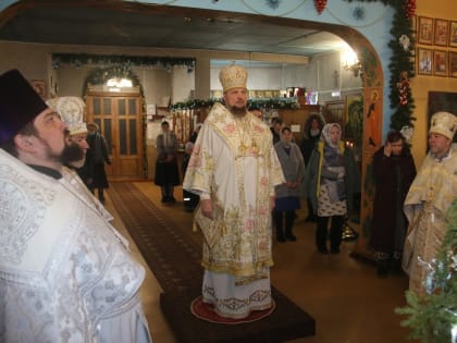 Святки. Архиерейские богослужения в храмах Сыктывкара