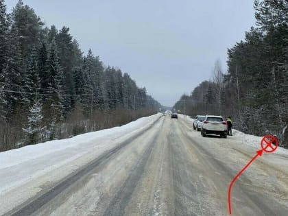 За минувшие сутки на дорогах Коми пострадали два человека, в том числе ребёнок
