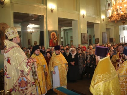 Литургия святителя Василия Великого в Свято-Стефановском храме города Ухта.