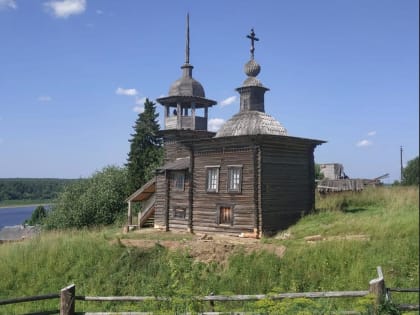 В Княжпогостском районе силами активистов отремонтирована часовня Введения во Храм Пресвятой богородицы