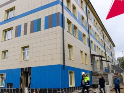 В Коми подходит к концу строительство лечебного корпуса в Усть-Цильме