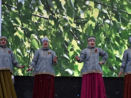 Программа в парковой зоне по улице Славы завершила празднование Дня Победы в Эжвинском районе