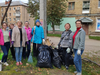 Субботник в рамках акции «Зелёная Россия»