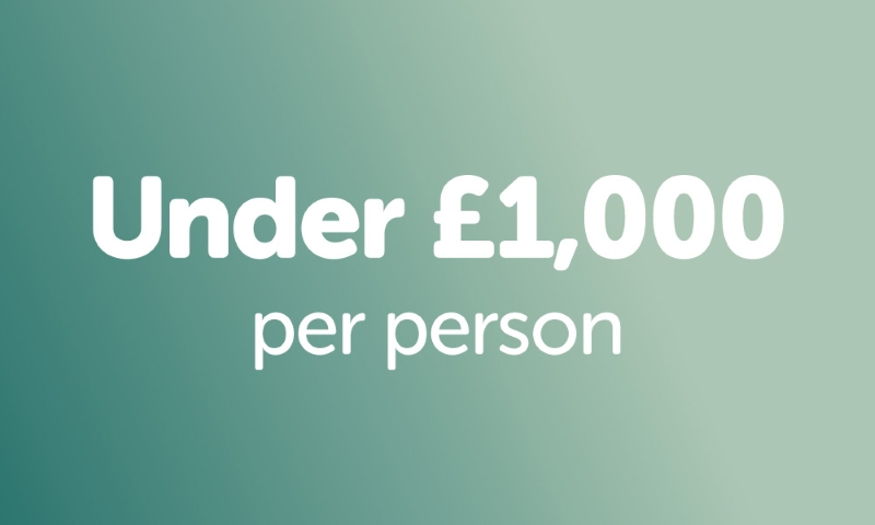 Holidays under £1000 per person