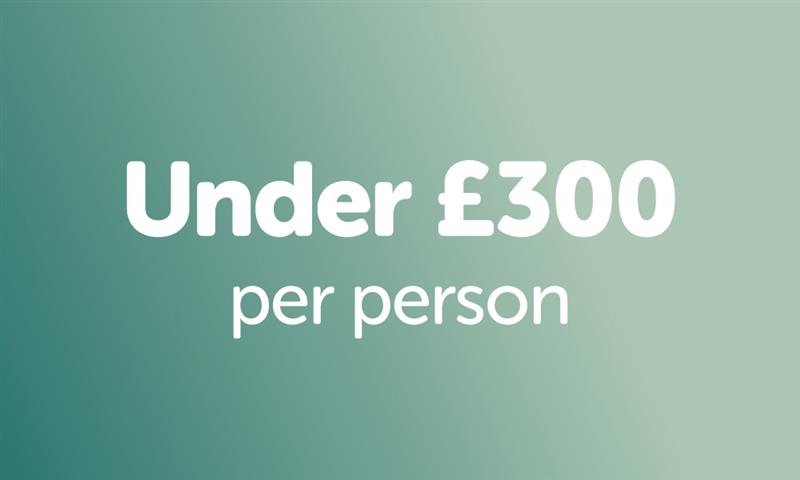 Holidays under £300 per person