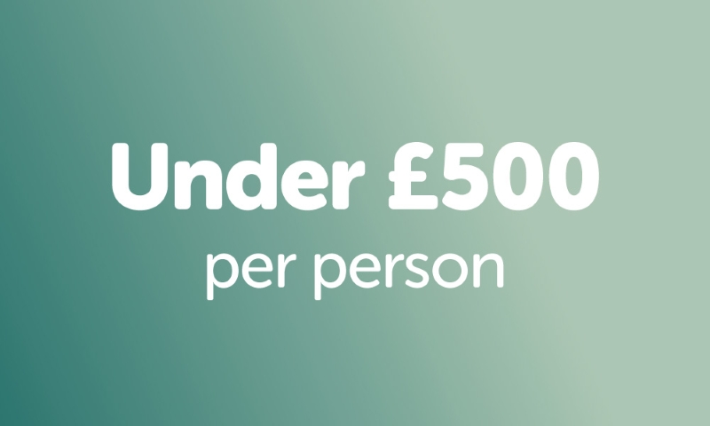 Holidays under £500 per person