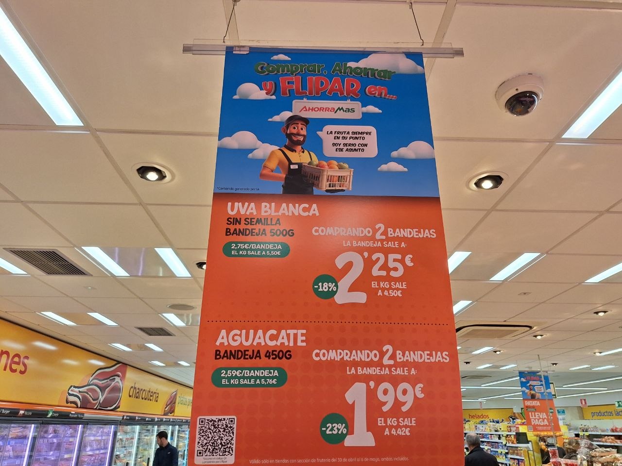 Ofertas aguacates y uvas Ahorramás