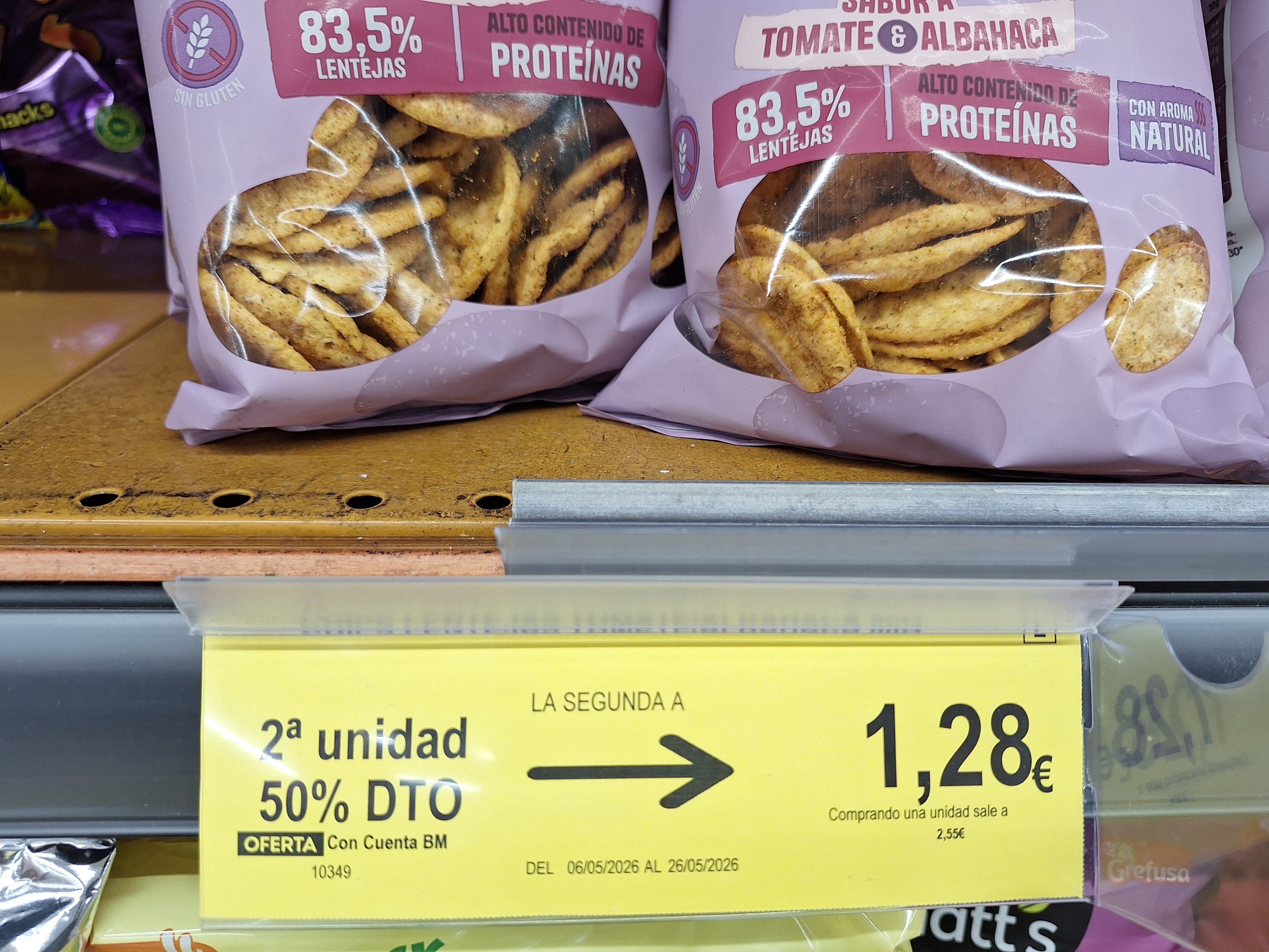Promoción Real Bites segunda unidad 50%