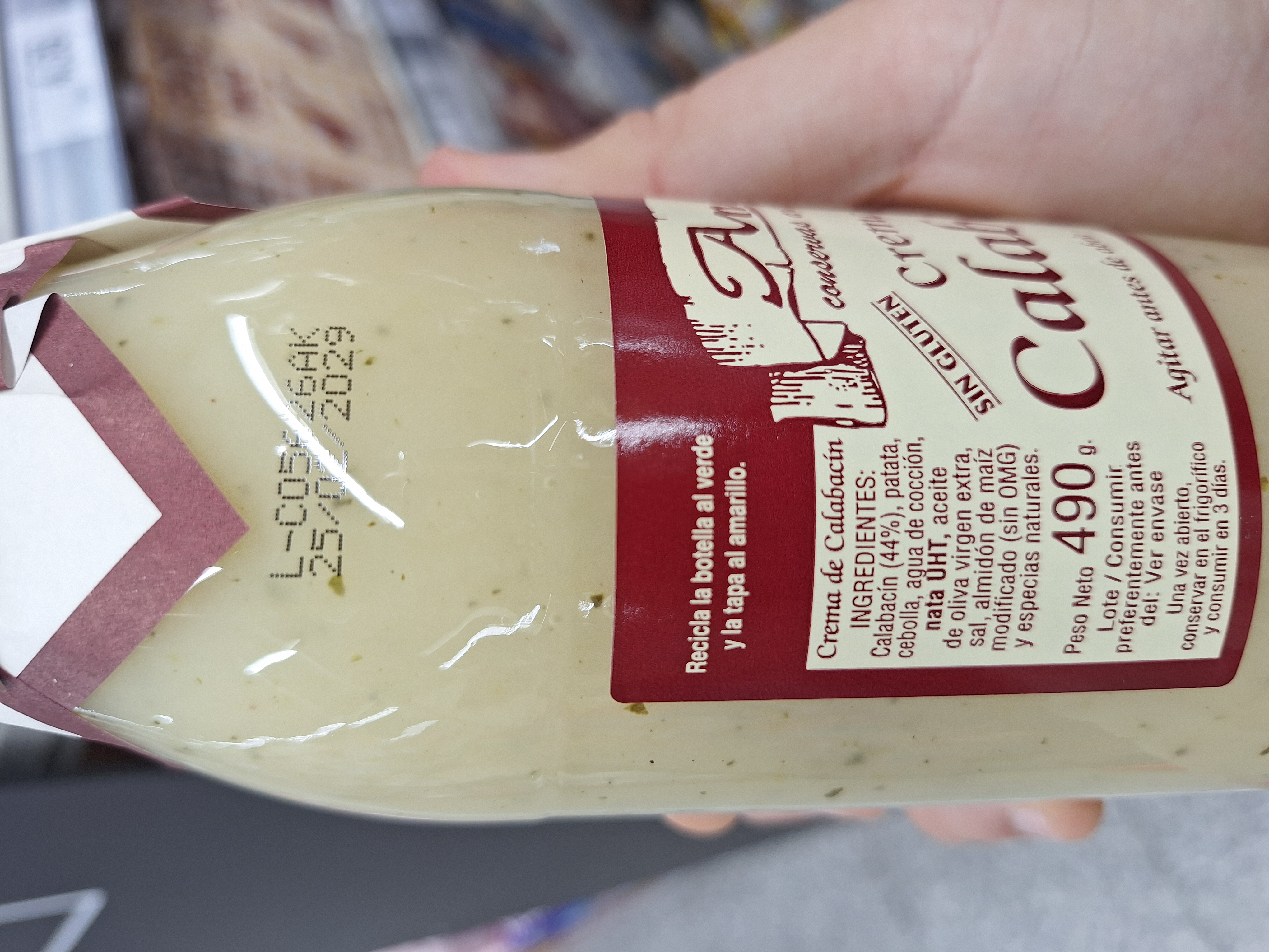 Crema de calabacín Anko