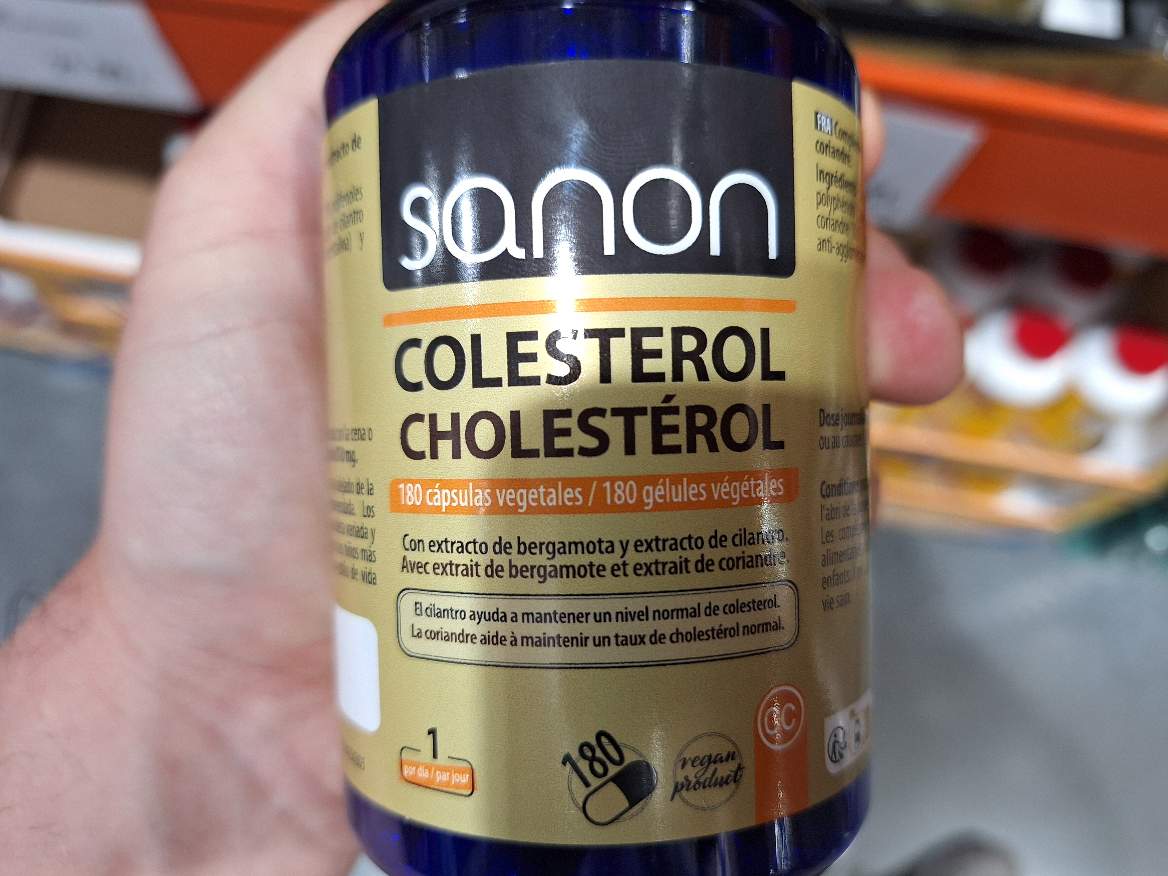 Etiquetado nutricional Sanon Colesterol