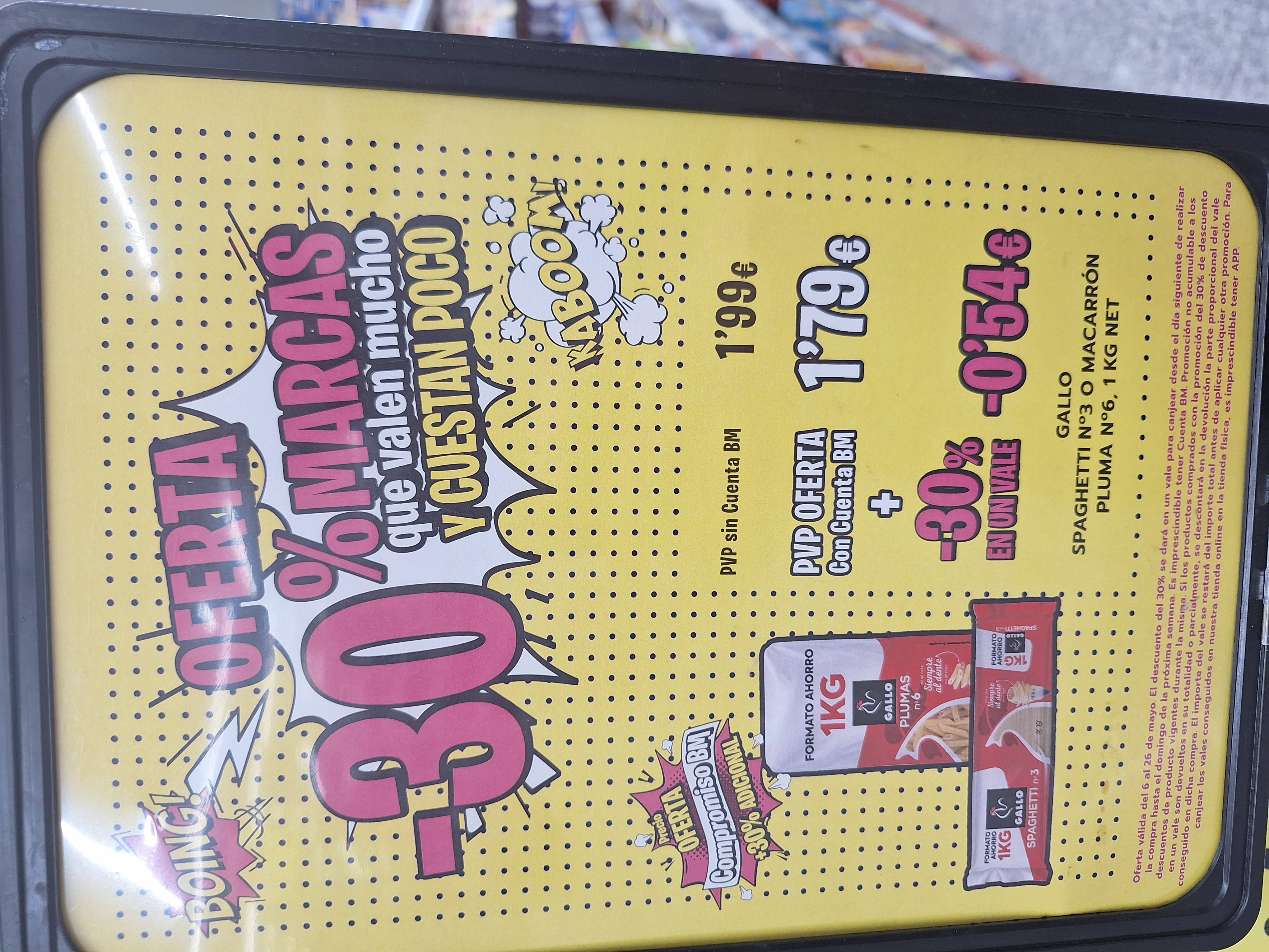 Comparativa de precios en el lineal