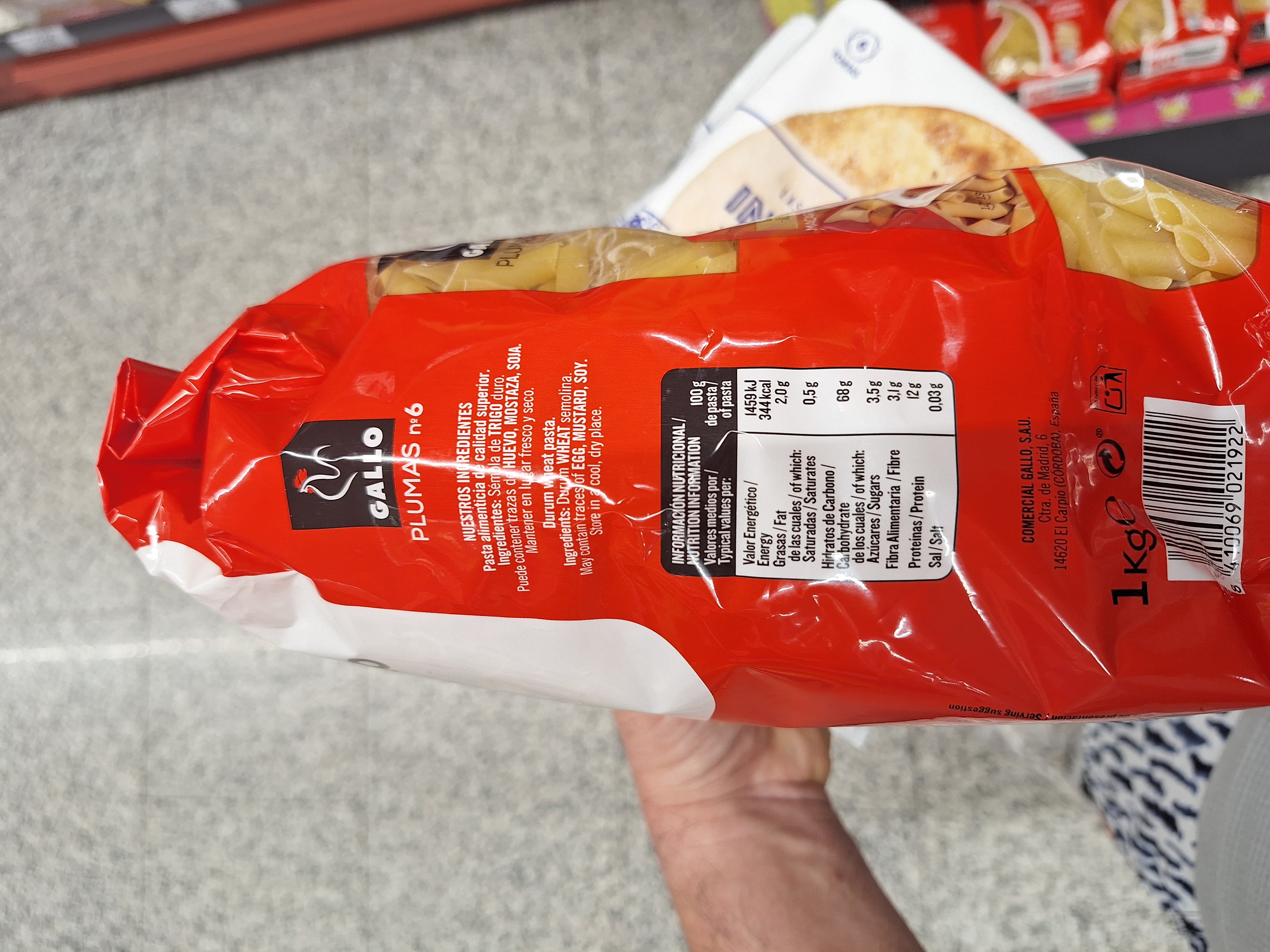 Pasta Gallo formato ahorro en Supermercados BM