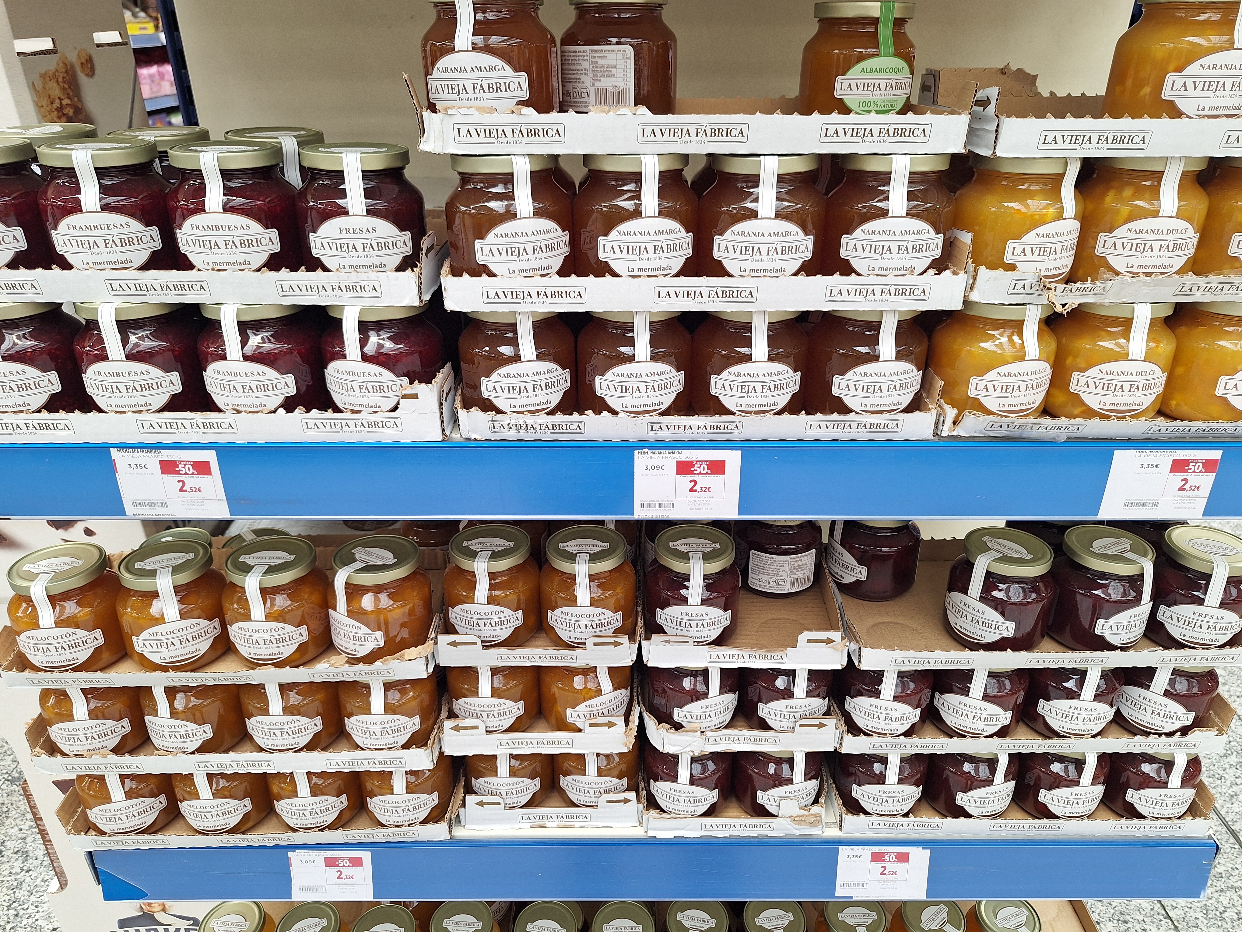 Variedad de sabores La Vieja Fábrica