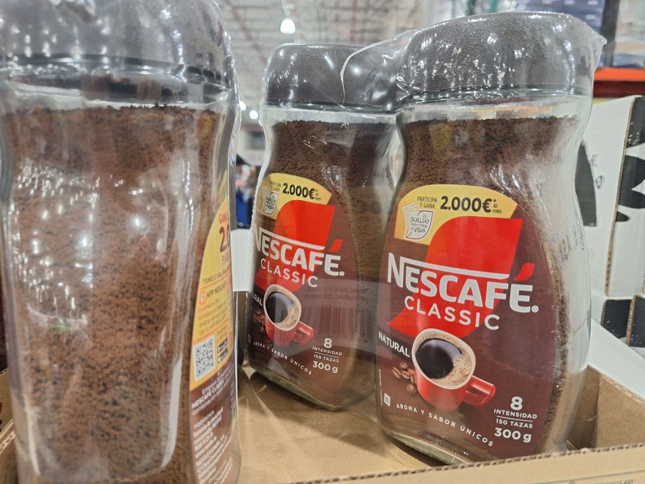 Pack doble Nescafé Classic en Costco