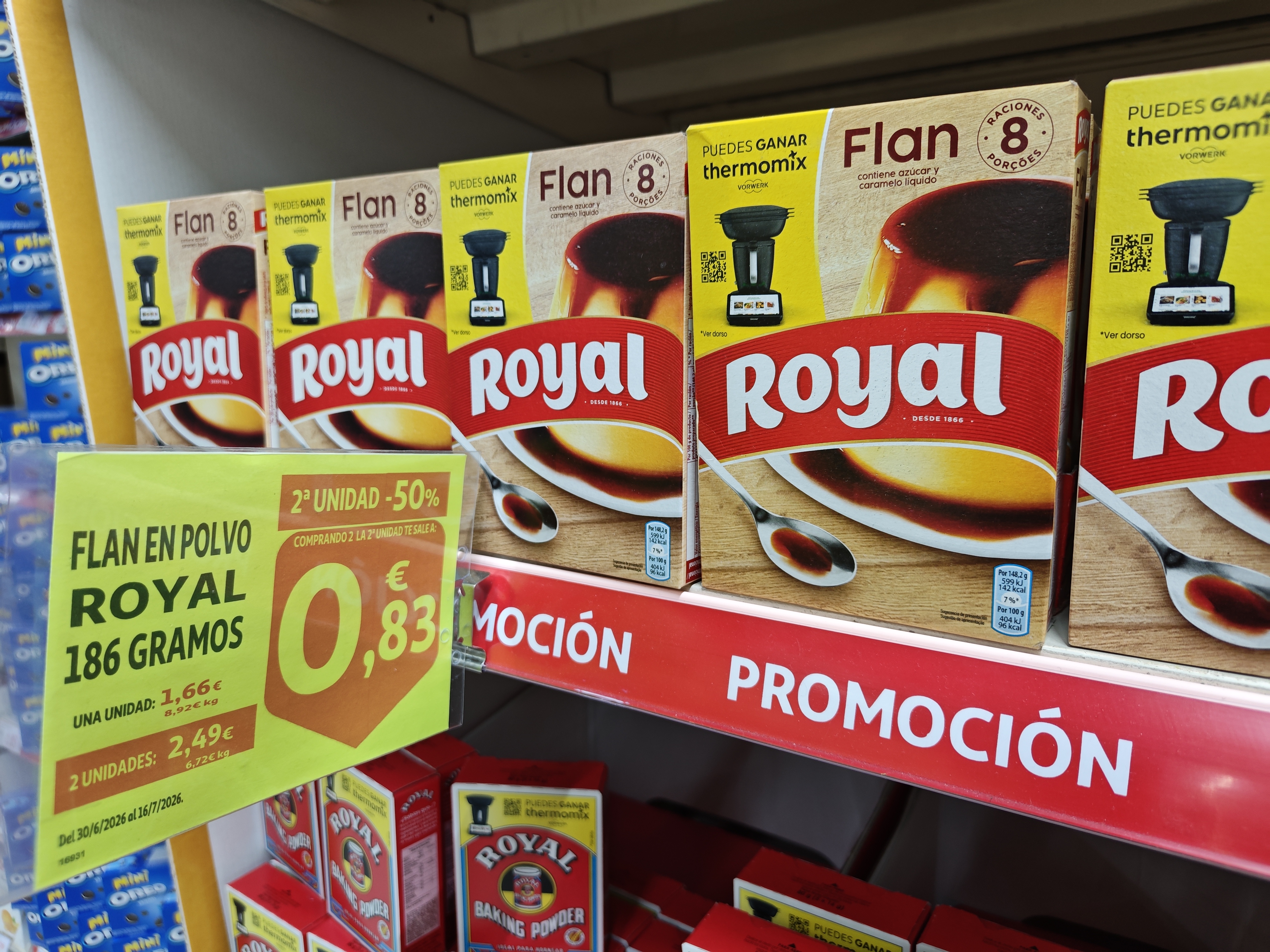 Productos Royal participantes en el sorteo Thermomix
