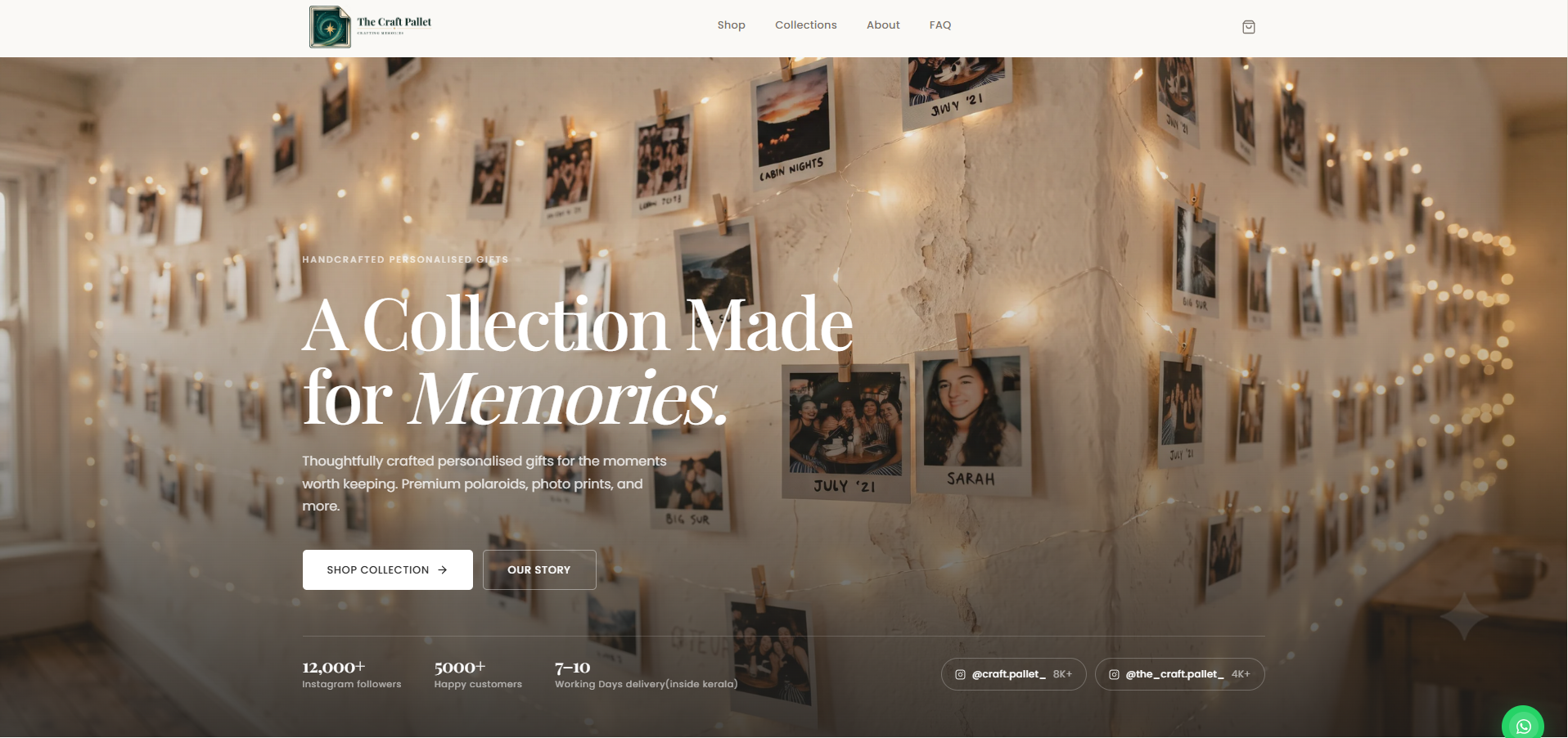 The Craft Pallet — E-commerce & Order Management Platform