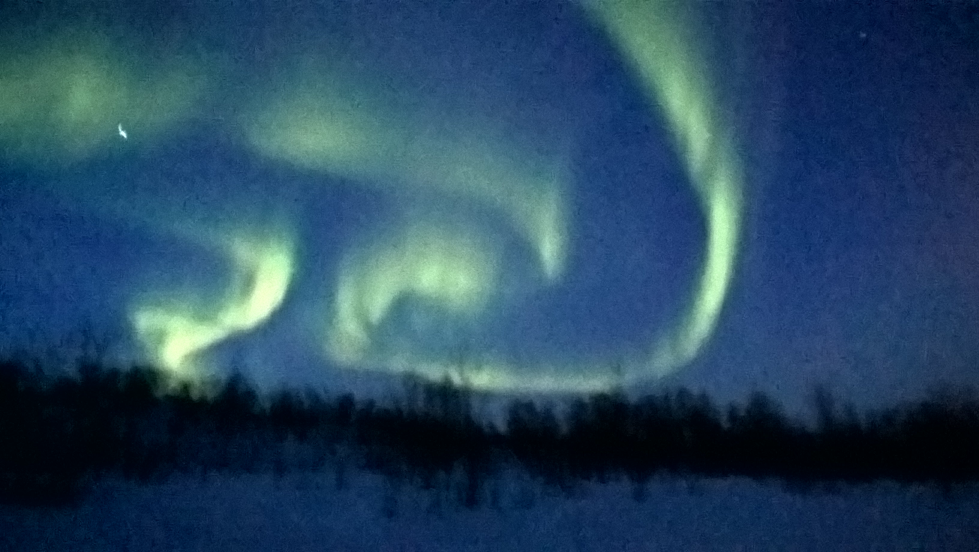 Northern lights in Kevo National Park